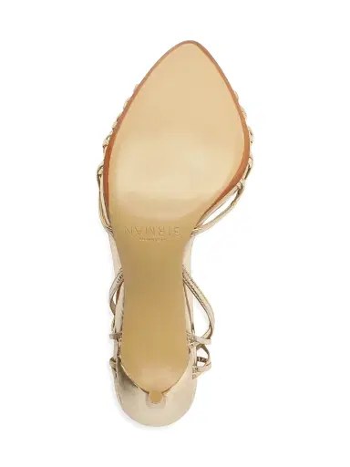 Alexandre Birman Women's Solene 85MM Leather Sandals - Golden - Size 11 | Thumbnail 8 Alexandre Birman Women's Solene 85MM Leather Sandals - Golden - Size 11 | Thumbnail 8