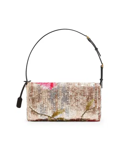 Valentino Garavani Women's Devain Embroidered Shoulder Bag | Thumbnail 4 Valentino Garavani Women's Devain Embroidered Shoulder Bag | Thumbnail 4