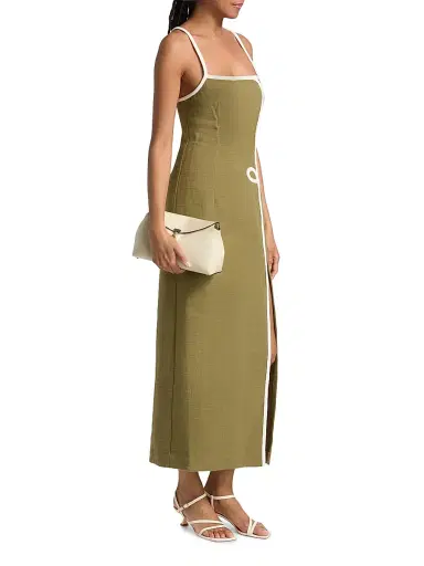 Significant Other Women's Laika Floral Contrast-Trim Cotton Maxi Dress - Martini - Size 12 | Thumbnail 4 Significant Other Women's Laika Floral Contrast-Trim Cotton Maxi Dress - Martini - Size 12 | Thumbnail 4