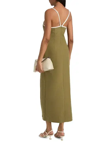Significant Other Women's Laika Floral Contrast-Trim Cotton Maxi Dress - Martini - Size 12 | Thumbnail 5 Significant Other Women's Laika Floral Contrast-Trim Cotton Maxi Dress - Martini - Size 12 | Thumbnail 5