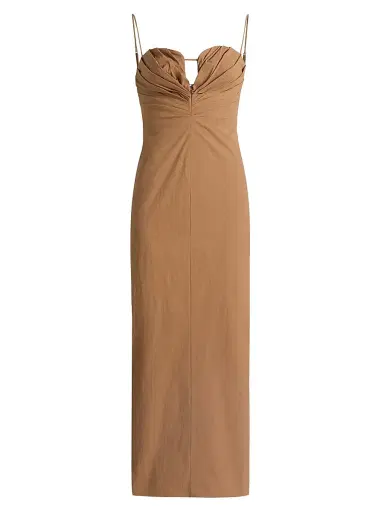 Significant Other Women's Quentin Sculpted Stretch-Cotton Maxi Dress - Cedar - Size 12 | Thumbnail 1 Significant Other Women's Quentin Sculpted Stretch-Cotton Maxi Dress - Cedar - Size 12 | Thumbnail 1
