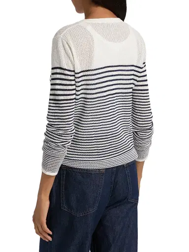 rag & bone Women's Daisy Striped Cardigan - White | Thumbnail 5 rag & bone Women's Daisy Striped Cardigan - White | Thumbnail 5