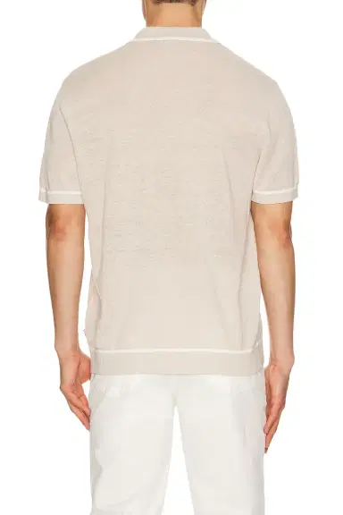 Onia Linen Johnny Collar Polo | Thumbnail 2 Onia Linen Johnny Collar Polo | Thumbnail 2
