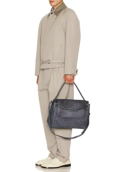 Bottega Veneta Borsa Intrecciato 15 Melange Denim Sue Ave | Thumbnail 2 Bottega Veneta Borsa Intrecciato 15 Melange Denim Sue Ave | Thumbnail 2