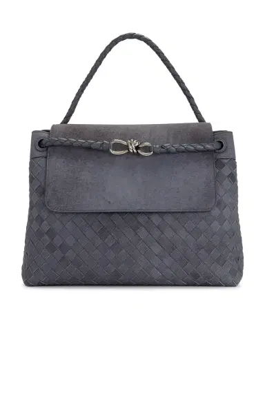 Bottega Veneta Borsa Intrecciato 15 Melange Denim Sue Ave | Thumbnail 1 Bottega Veneta Borsa Intrecciato 15 Melange Denim Sue Ave | Thumbnail 1