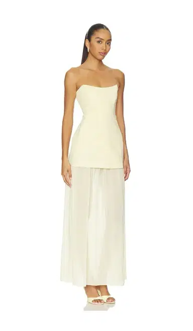 Amanda Uprichard Christy Maxi Dress | Thumbnail 2 Amanda Uprichard Christy Maxi Dress | Thumbnail 2