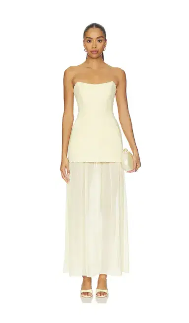 Amanda Uprichard Christy Maxi Dress | Thumbnail 1 Amanda Uprichard Christy Maxi Dress | Thumbnail 1