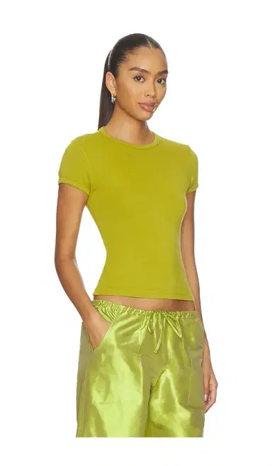 DONNI. The Baby Rib Baby Tee | Thumbnail 2 DONNI. The Baby Rib Baby Tee | Thumbnail 2