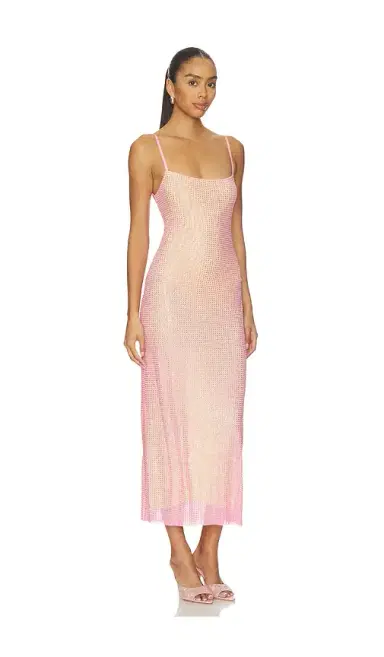 AREA Crystal Hotfix Cami Dress | Thumbnail 2 AREA Crystal Hotfix Cami Dress | Thumbnail 2