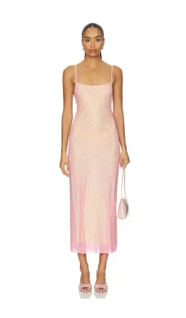 AREA Crystal Hotfix Cami Dress | Thumbnail 1 AREA Crystal Hotfix Cami Dress | Thumbnail 1