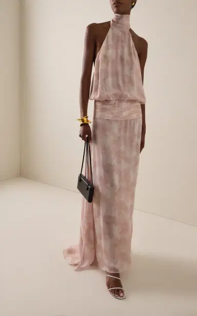 ARAKII Exclusive Ruffled Crepe Maxi Dress | Thumbnail 2 ARAKII Exclusive Ruffled Crepe Maxi Dress | Thumbnail 2