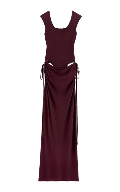 ARAKII Exclusive Draped Crepe Maxi Dress | Thumbnail 10 ARAKII Exclusive Draped Crepe Maxi Dress | Thumbnail 10