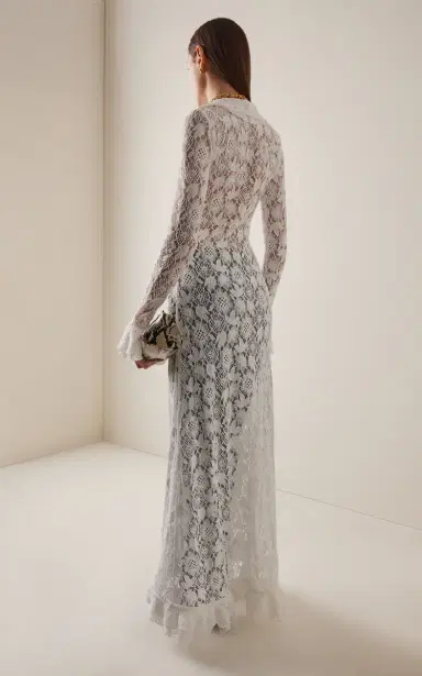 ARAKII Exclusive Lily Ruffled Lace Maxi Dress | Thumbnail 4 ARAKII Exclusive Lily Ruffled Lace Maxi Dress | Thumbnail 4