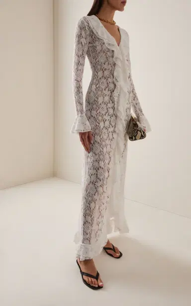 ARAKII Exclusive Lily Ruffled Lace Maxi Dress | Thumbnail 5 ARAKII Exclusive Lily Ruffled Lace Maxi Dress | Thumbnail 5