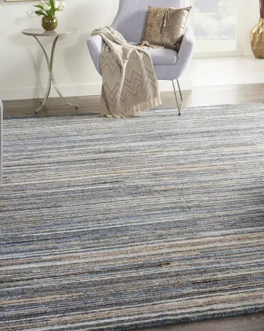Nourison Logan Hand-Knotted Rug | Thumbnail 1 Nourison Logan Hand-Knotted Rug | Thumbnail 1