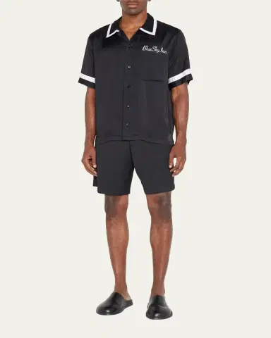 Blue Sky Inn Men's Waiter Contrast-Trim Camp Shirt | Thumbnail 2 Blue Sky Inn Men's Waiter Contrast-Trim Camp Shirt | Thumbnail 2