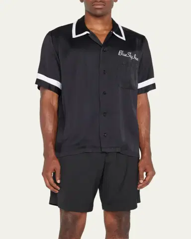 Blue Sky Inn Men's Waiter Contrast-Trim Camp Shirt | Thumbnail 4 Blue Sky Inn Men's Waiter Contrast-Trim Camp Shirt | Thumbnail 4