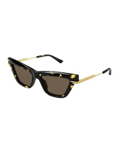 Bottega Veneta Logo Mixed-Media Cat-Eye Sunglasses | Thumbnail 1 Bottega Veneta Logo Mixed-Media Cat-Eye Sunglasses | Thumbnail 1