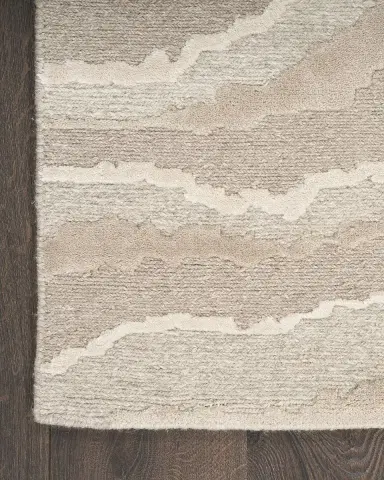 Nourison Rolling Hand-Knotted Rug | Thumbnail 3 Nourison Rolling Hand-Knotted Rug | Thumbnail 3