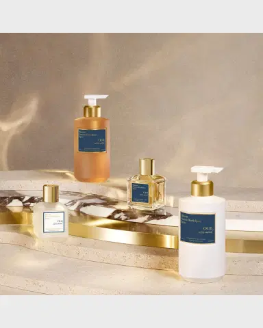 Maison Francis Kurkdjian Oud Satin Mood Scented Body Lotion, 11.8 oz. | Thumbnail 4 Maison Francis Kurkdjian Oud Satin Mood Scented Body Lotion, 11.8 oz. | Thumbnail 4