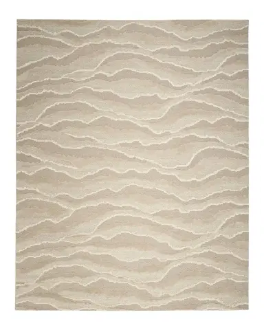 Nourison Rolling Hand-Knotted Rug | Thumbnail 1 Nourison Rolling Hand-Knotted Rug | Thumbnail 1
