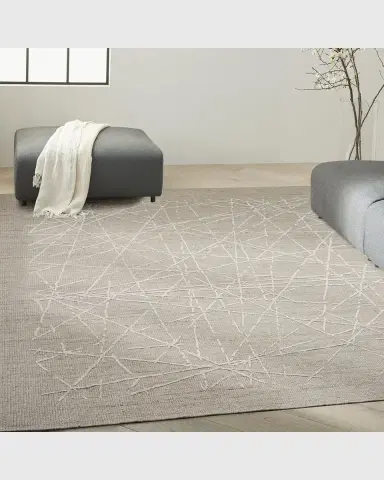 Calvin Klein Wander Hand-Woven Taupe Rug | Thumbnail 2 Calvin Klein Wander Hand-Woven Taupe Rug | Thumbnail 2
