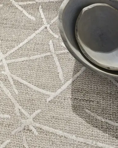Calvin Klein Wander Hand-Woven Taupe Rug | Thumbnail 4 Calvin Klein Wander Hand-Woven Taupe Rug | Thumbnail 4