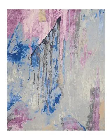 Nourison Prismatic Grey/Multicolor Hand-Tufted Rug | Thumbnail 1 Nourison Prismatic Grey/Multicolor Hand-Tufted Rug | Thumbnail 1