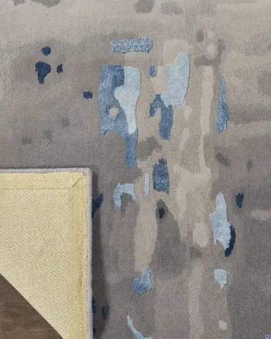 Nourison Prismatic Blue/Grey Hand-Tufted Rug | Thumbnail 4 Nourison Prismatic Blue/Grey Hand-Tufted Rug | Thumbnail 4