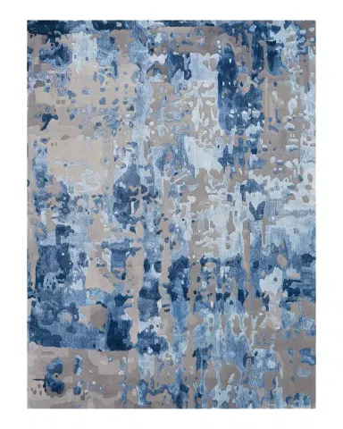 Nourison Prismatic Blue/Grey Hand-Tufted Rug | Thumbnail 1 Nourison Prismatic Blue/Grey Hand-Tufted Rug | Thumbnail 1