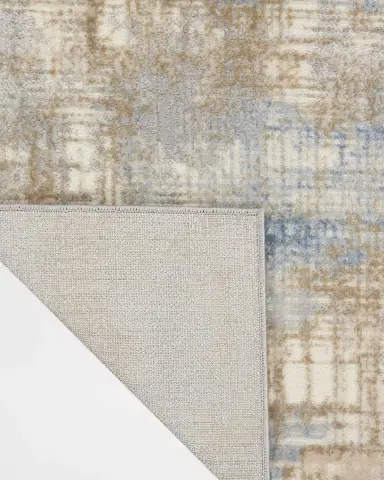 Calvin Klein Rush Blue/Beige Power-Loomed Rug | Thumbnail 5 Calvin Klein Rush Blue/Beige Power-Loomed Rug | Thumbnail 5