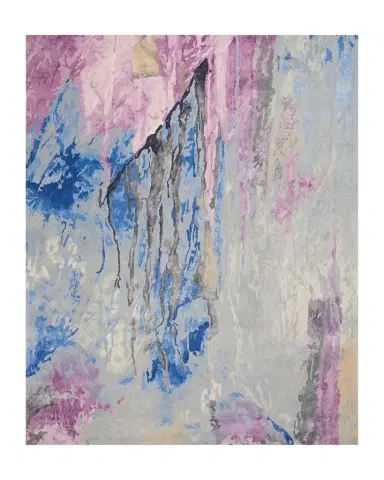 Nourison Prismatic Grey/Multicolor Hand-Tufted Rug | Thumbnail 1 Nourison Prismatic Grey/Multicolor Hand-Tufted Rug | Thumbnail 1
