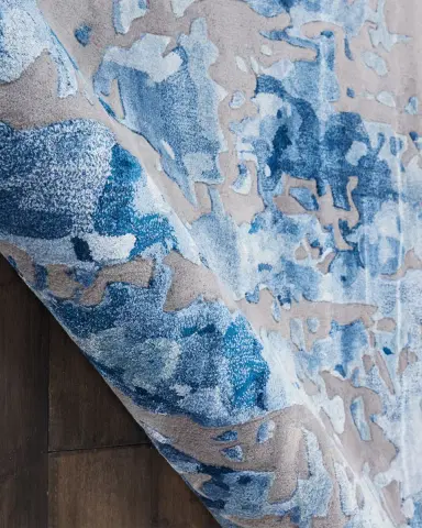 Nourison Prismatic Blue/Grey Hand-Tufted Rug | Thumbnail 2 Nourison Prismatic Blue/Grey Hand-Tufted Rug | Thumbnail 2