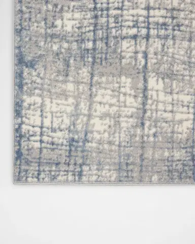 Calvin Klein Rush /Blue Power-Loomed Rug | Thumbnail 3 Calvin Klein Rush /Blue Power-Loomed Rug | Thumbnail 3