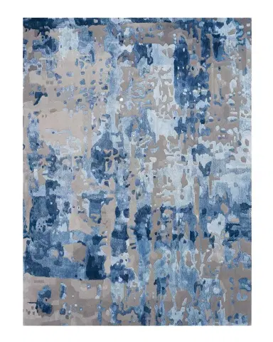 Nourison Prismatic Blue/Grey Hand-Tufted Rug | Thumbnail 1 Nourison Prismatic Blue/Grey Hand-Tufted Rug | Thumbnail 1