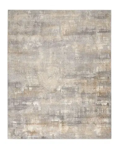 Calvin Klein Rush Blue/Beige Power-Loomed Rug | Thumbnail 1 Calvin Klein Rush Blue/Beige Power-Loomed Rug | Thumbnail 1