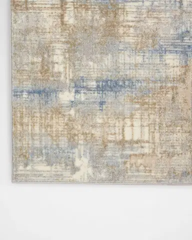 Calvin Klein Rush Blue/Beige Power-Loomed Rug | Thumbnail 3 Calvin Klein Rush Blue/Beige Power-Loomed Rug | Thumbnail 3