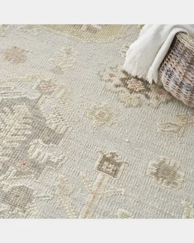 Nourison Whispers Light Blue Hand-Knotted Rug | Thumbnail 7 Nourison Whispers Light Blue Hand-Knotted Rug | Thumbnail 7