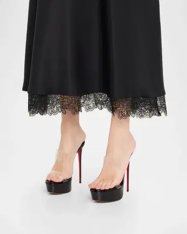 Christian Louboutin 150mm Just Nothing Clear Platform Slide Sandals | Thumbnail 2 Christian Louboutin 150mm Just Nothing Clear Platform Slide Sandals | Thumbnail 2