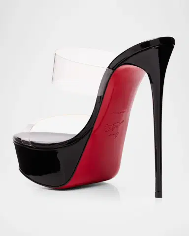 Christian Louboutin 150mm Just Nothing Clear Platform Slide Sandals | Thumbnail 4 Christian Louboutin 150mm Just Nothing Clear Platform Slide Sandals | Thumbnail 4