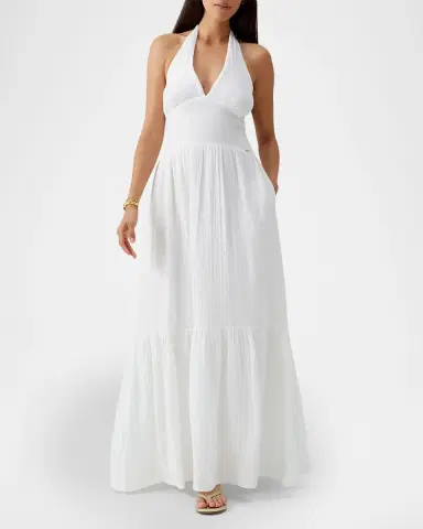 Melissa Odabash Shay Halter Maxi Dress | Thumbnail 2 Melissa Odabash Shay Halter Maxi Dress | Thumbnail 2