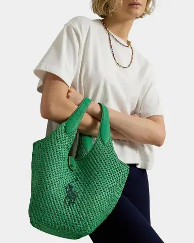 Polo Ralph Lauren Polo Play Big Pony Faux-Raffia Tote | Thumbnail 2 Polo Ralph Lauren Polo Play Big Pony Faux-Raffia Tote | Thumbnail 2
