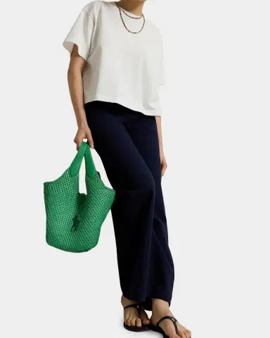 Polo Ralph Lauren Polo Play Big Pony Faux-Raffia Tote | Thumbnail 5 Polo Ralph Lauren Polo Play Big Pony Faux-Raffia Tote | Thumbnail 5