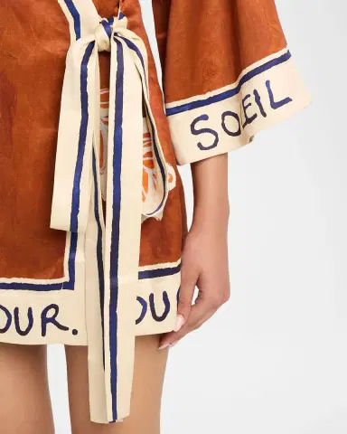 ALÉMAIS Soleil D 'Amour Wrap Mini Dress | Thumbnail 5 ALÉMAIS Soleil D 'Amour Wrap Mini Dress | Thumbnail 5