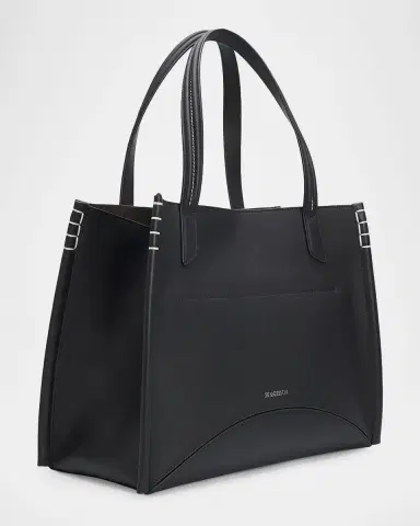 JW Anderson Men's Loafer Cabas Leather Tote Bag | Thumbnail 3 JW Anderson Men's Loafer Cabas Leather Tote Bag | Thumbnail 3