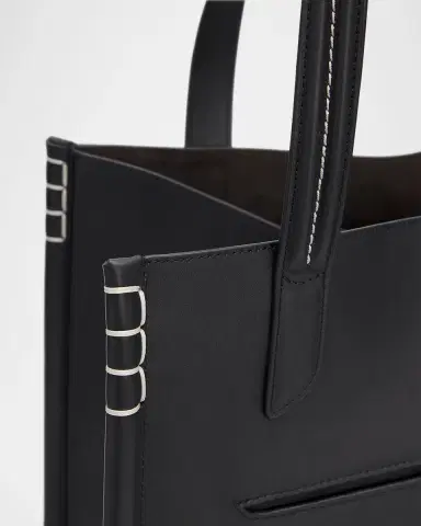 JW Anderson Men's Loafer Cabas Leather Tote Bag | Thumbnail 6 JW Anderson Men's Loafer Cabas Leather Tote Bag | Thumbnail 6