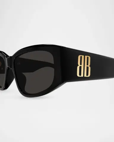 Balenciaga Nano BB Logo 56mm Cat-Eye Sunglasses | Thumbnail 3 Balenciaga Nano BB Logo 56mm Cat-Eye Sunglasses | Thumbnail 3