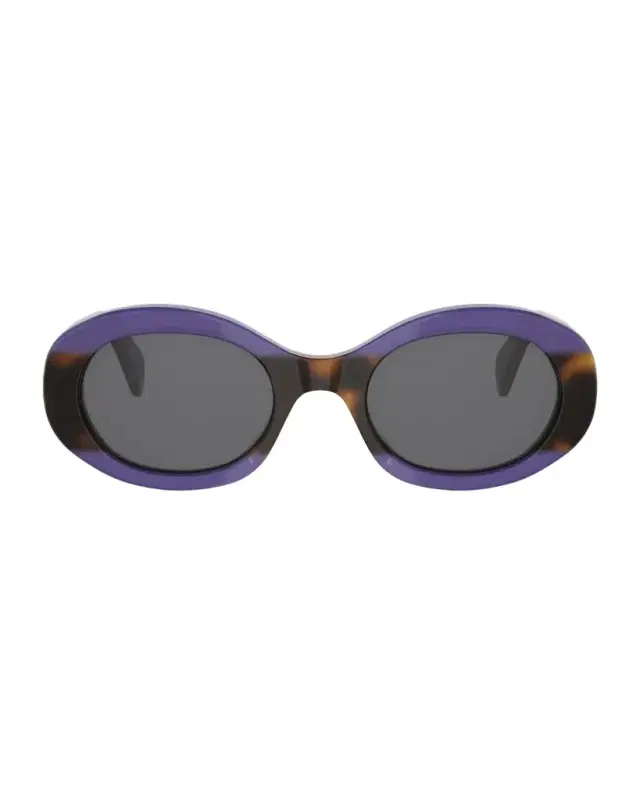 Triomphe 52mm Oval Acetate Sunglasses Triomphe 52mm Oval Acetate Sunglasses