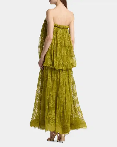 Zimmermann Luna Lace Bandeau Gown | Thumbnail 3 Zimmermann Luna Lace Bandeau Gown | Thumbnail 3