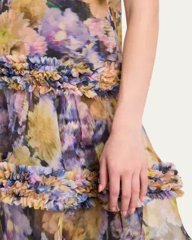 Zimmermann Luna Ruffle Maxi Dress | Thumbnail 9 Zimmermann Luna Ruffle Maxi Dress | Thumbnail 9